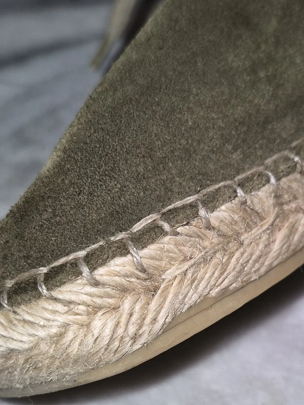 Men's Suede Chukka Espadrille - Green